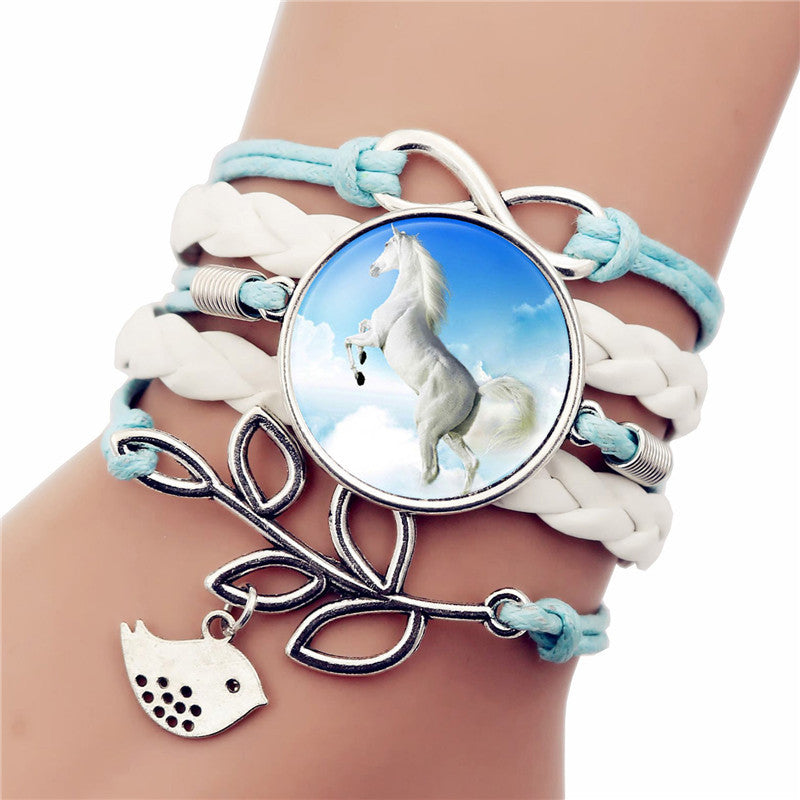Time Gem Black Horse Bracelet