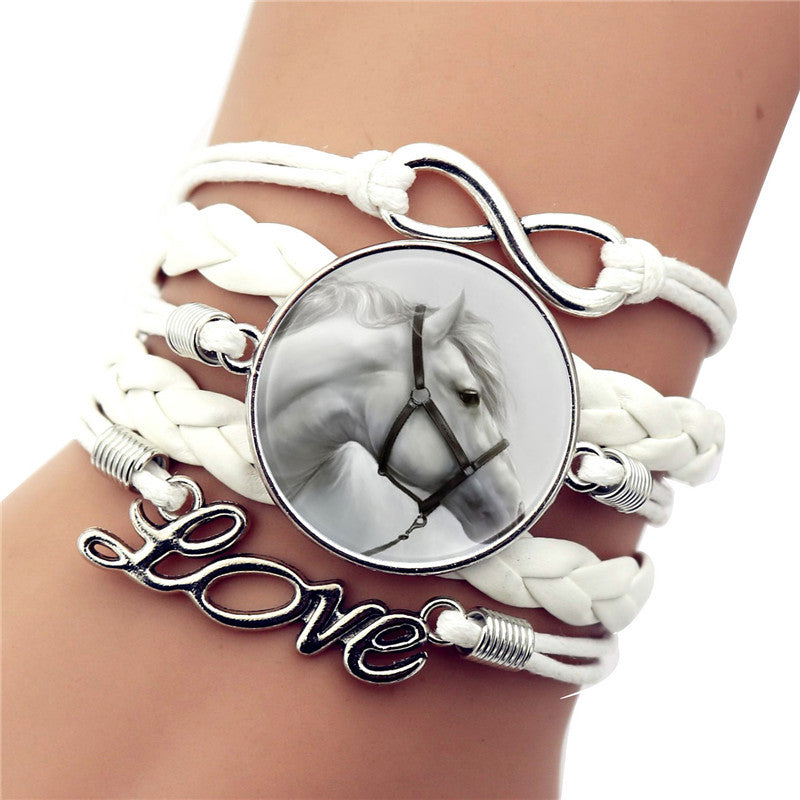 Time Gem Black Horse Bracelet