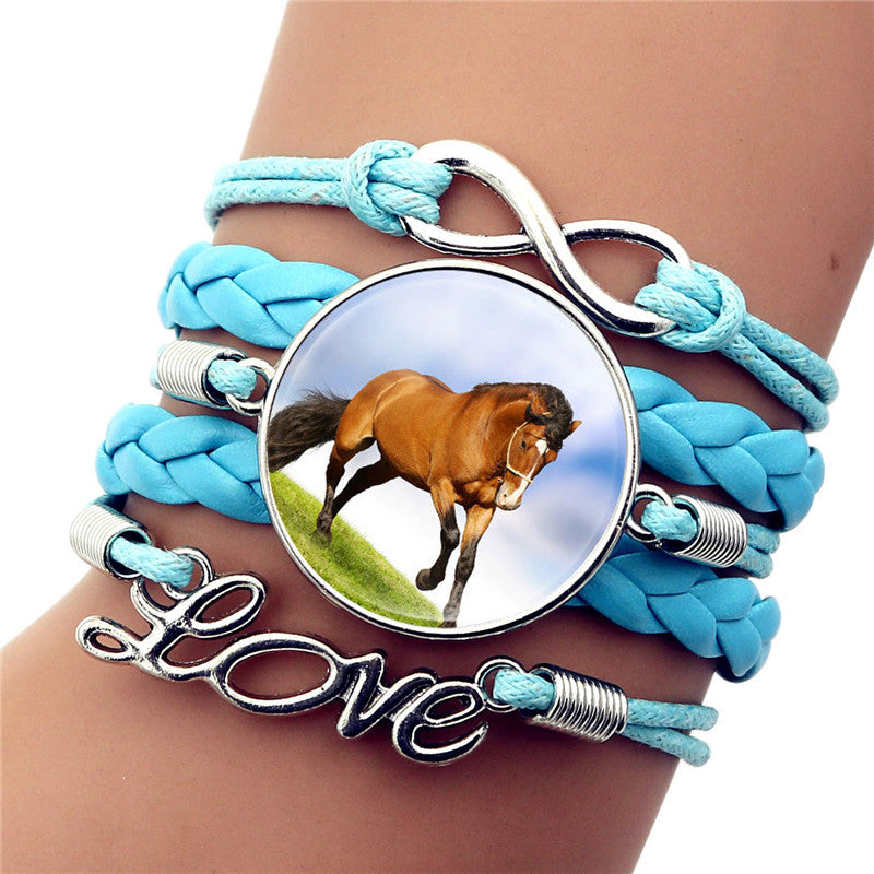 Time Gem Black Horse Bracelet
