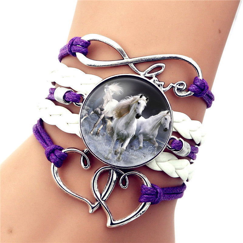Time Gem Black Horse Bracelet