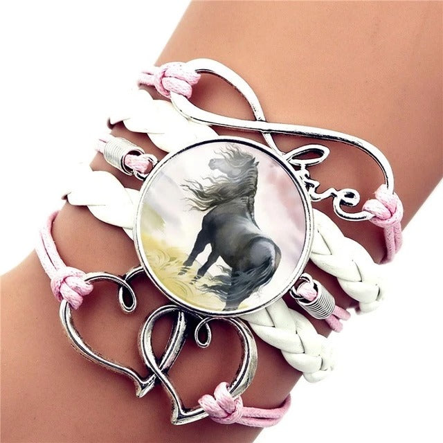 Time Gem Black Horse Bracelet
