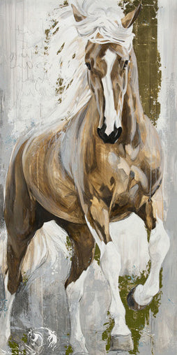 Horse Abstract Animal Canvas Painting Poster