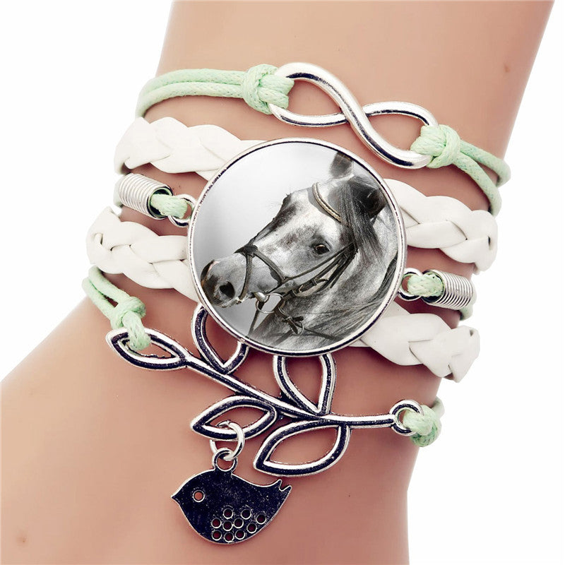 Time Gem Black Horse Bracelet