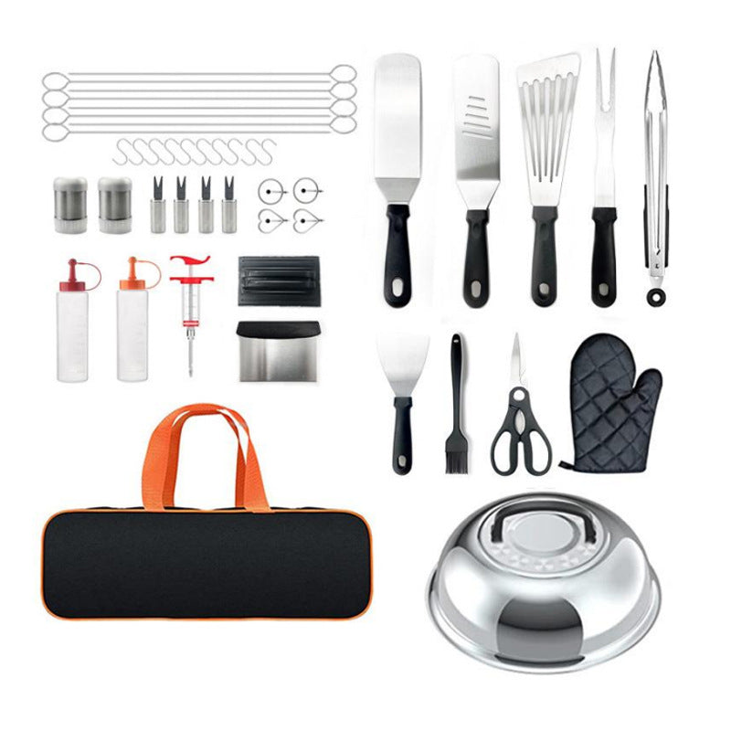 Cooking Shovel BBQ Shovel Teppanyaki Tool BBQ Combination Grill