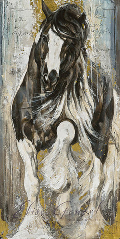 Horse Abstract Animal Canvas Painting Poster