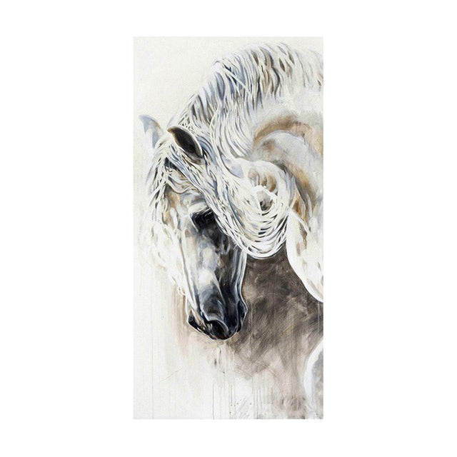 Horse Abstract Animal Canvas Painting Poster