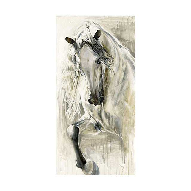 Horse Abstract Animal Canvas Painting Poster
