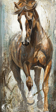 Horse Abstract Animal Canvas Painting Poster