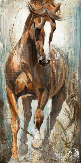 Horse Abstract Animal Canvas Painting Poster