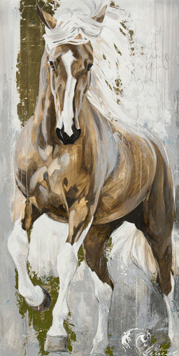 Horse Abstract Animal Canvas Painting Poster